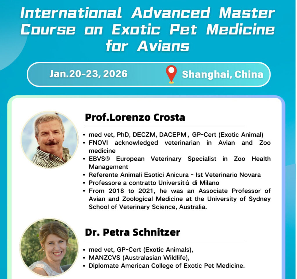 International Advanced Master Course on Exotic Pet Medicine for Avians ...